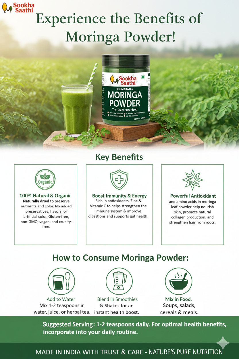 HOW TO USE MORINGA POWDER
